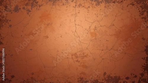 A rustic, aged copper-colored background with a distressed texture, featuring subtle cracks and darker, rough edges, creating a vintage and grunge aesthetic.