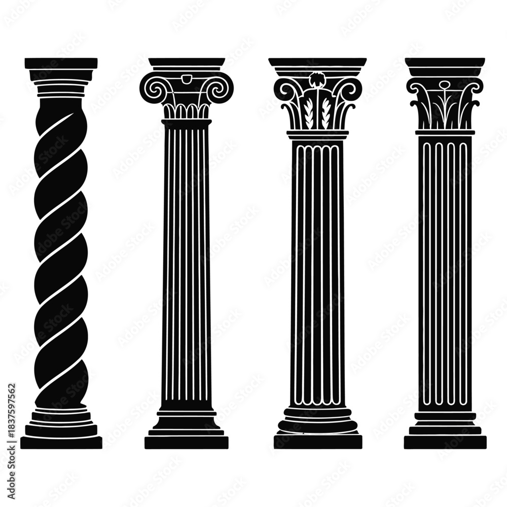 Obraz premium ancient greek column