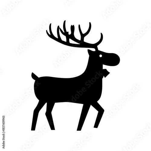 Caribou  icon or logo isolated sign symbol vector illustration - high quality black style vector icons