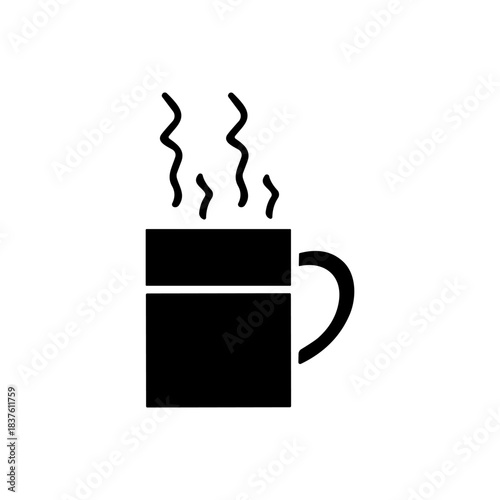 Hot Cocoa  icon or logo isolated sign symbol vector illustration - high quality black style vector icons