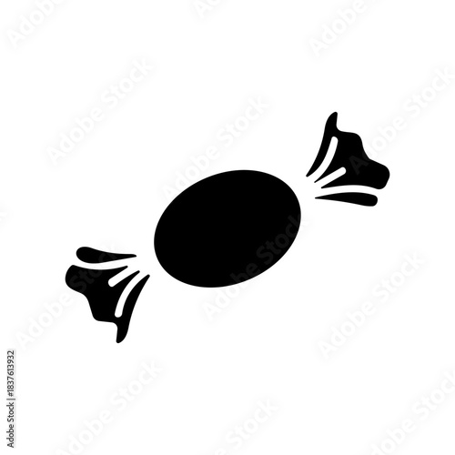 Wrapped Candy  icon or logo isolated sign symbol vector illustration - high quality black style vector icons
