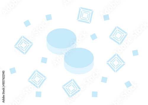 塩飴のイメージイラスト、主線なし