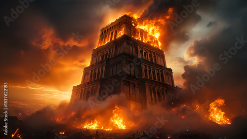 Judgement Day. Tower of Babel in ancient mythology. the Book of Genesis.
