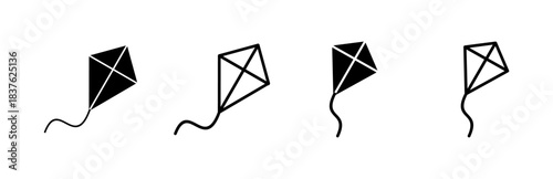 Kite icon set. kite vector icon.