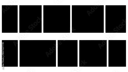 Abstract black and white geometric pattern