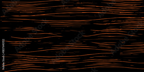 orange black brush Car sticker wrap pattern banner abstract sporty lines black orange color combination grunge brush pattern motorsport vector design, Modern.