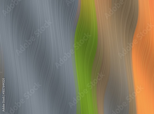 A multi-colored abstract background with flowing curves in gray, green.