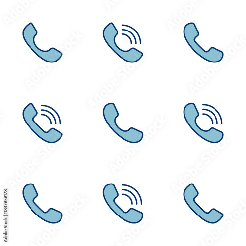 Call icon vector isolated on white background. Phone icon vector. mobile phone. telephone icon