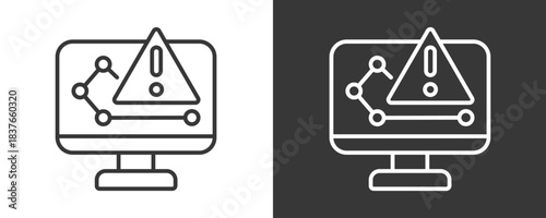 Crisis Simulation Icon Set Vector Collection Isolated In Black And White