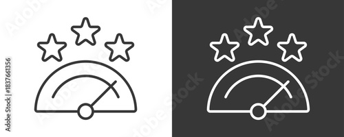 Good Feedback Icon Set Vector Collection Isolated In Black And White