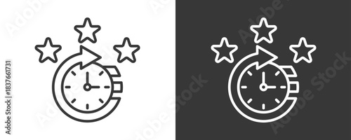 Convenience Icon Set Vector Collection Isolated In Black And White