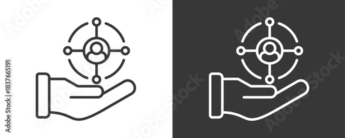 Stakeholder Icon Set Vector Collection Isolated In Black And White