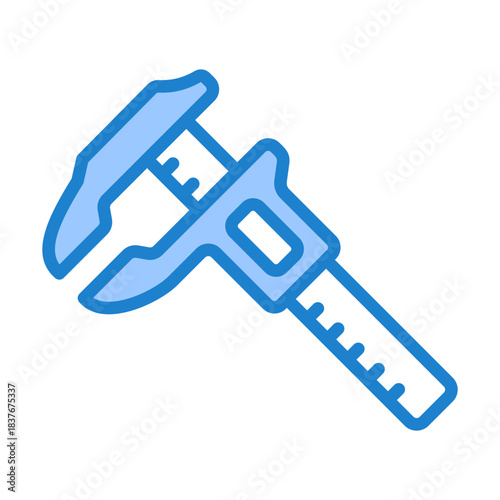 Caliper Icon - Blue Style