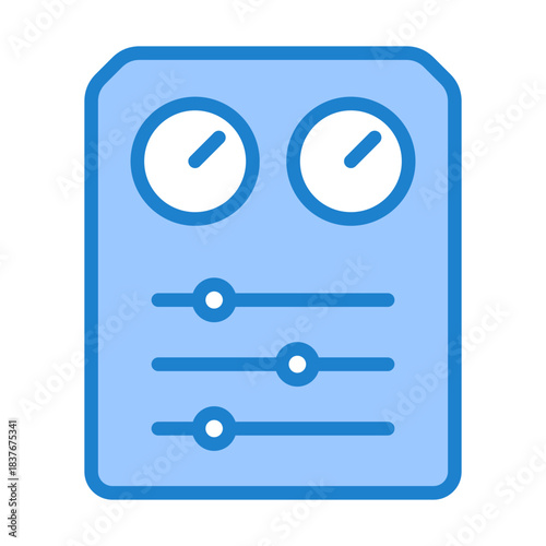 Control Panel Icon - Blue Style