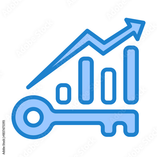 Kpi Icon - Blue Style