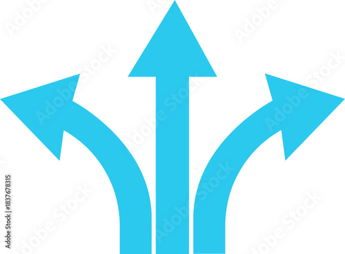 Way Direction Arrow Sign Icon. Road navigation arrows. Driving direction mark, location point crossroad. Way direction arrow sign. Vector illustration. Traffic way icon isolated Road arrow.