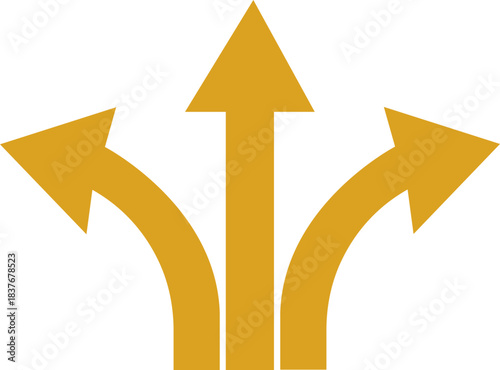 Way Direction Arrow Sign Icon. Road navigation arrows. Driving direction mark, location point crossroad. Way direction arrow sign. Vector illustration. Traffic way icon isolated Road arrow.