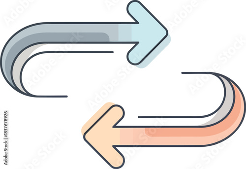 Refresh Sync Exchange Loop Movement Icon	