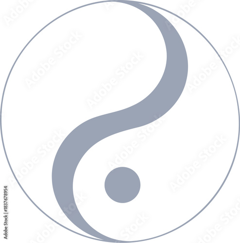 Ancient Symbol Represents Balance Duality Complementary	