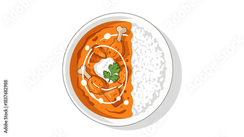 Healthy Salmon Fillet with Vegetables on a White Plate