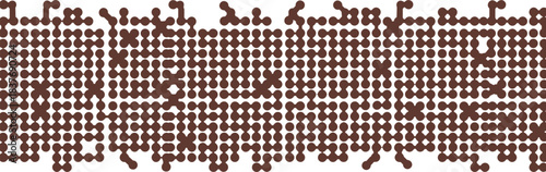 Abstract Dot Pattern: An intricate array of dots forms a complex, organic pattern. A visually captivating design. 