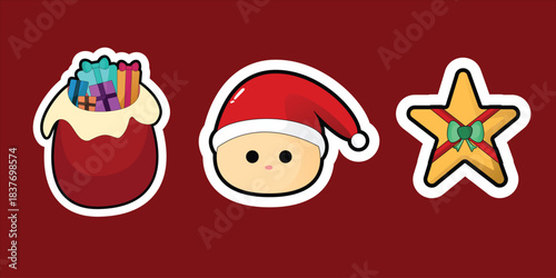 Merry Christmas Stickers