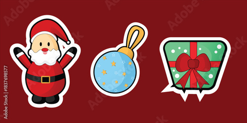 Christmas stickers