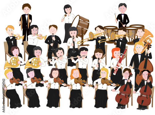 オーケストラのコンサート