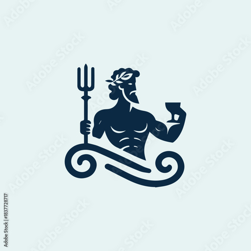 Dionysus God of Wine Logo