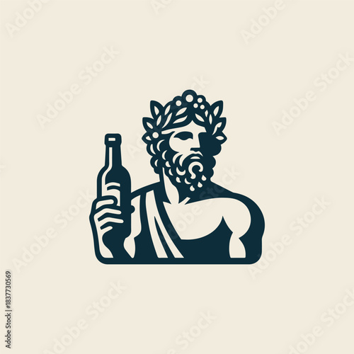 Dionysus God of Wine Logo