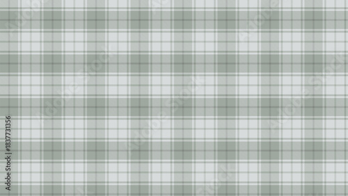 Checkered tartan plaid with twill weave repeat pattern in green black white.Christmas gingham seamless pattern.Geometric graphic vector illustration background design for fabric and print.