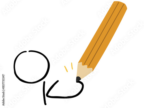 OK 鉛筆 主線なし