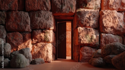 Tranquil space with plush bed historic site photography indoor serene atmosphere