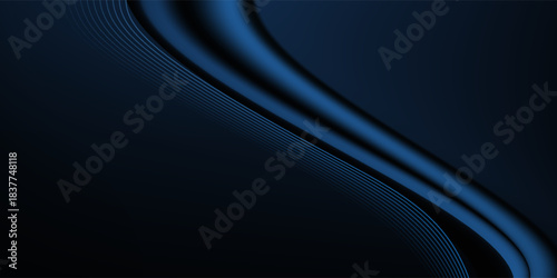 Premium background design with diagonal bright blue stripes pattern. Vector horizontal template for digital lux, formal invitation, prestigious certificate