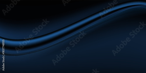 Premium background design with diagonal bright blue stripes pattern. Vector horizontal template for digital lux, formal invitation, prestigious certificate. eps 10