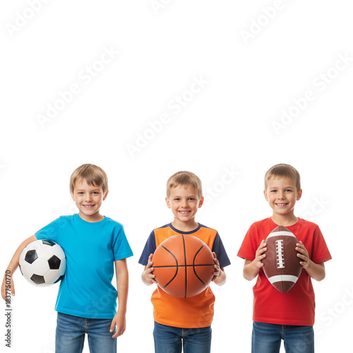 two boys playing football