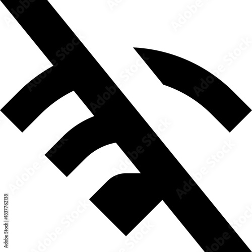 black and white arrow sign