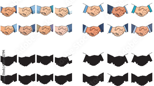 Handshake agreement business deal collaboration partnership