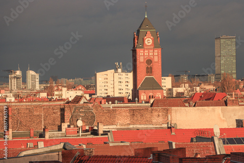 Berliner Häusermeer, Blick von Neukölln hinüber nach Treptow
