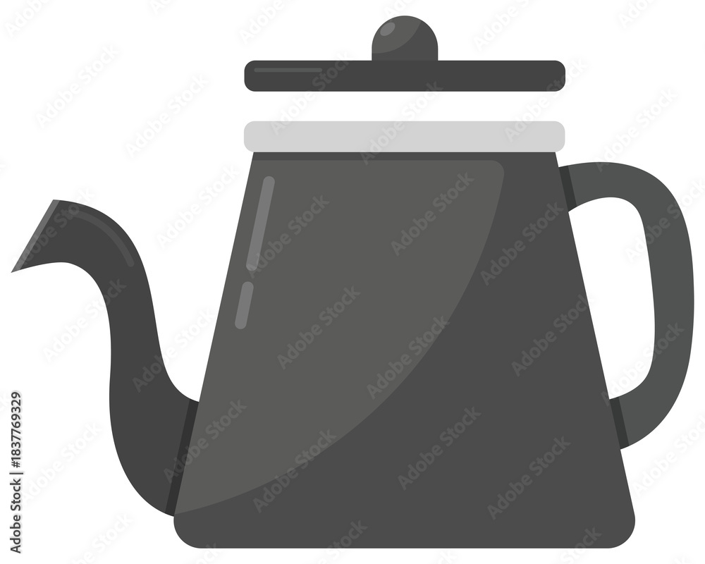 Obraz premium Teapot icon isolated on white background.
