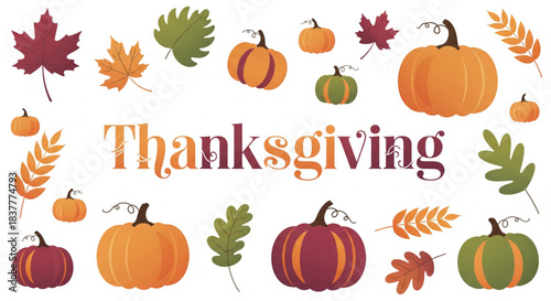 Delicious Thanksgiving Feast with Roasted Turkey, Pumpkin Pie, Mashed Potatoes, and Cranberries