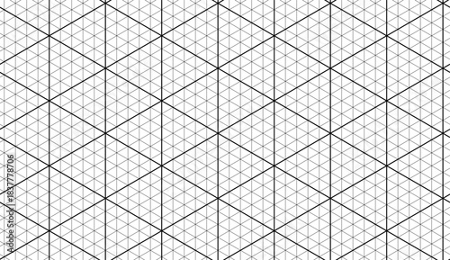 Isometric grid pattern