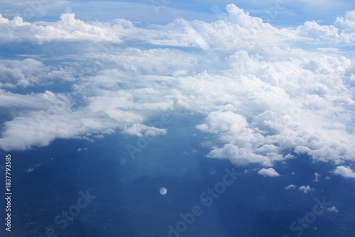 blue sky with clouds