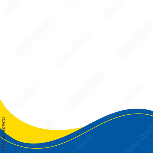 Business Footer with Line Decoration