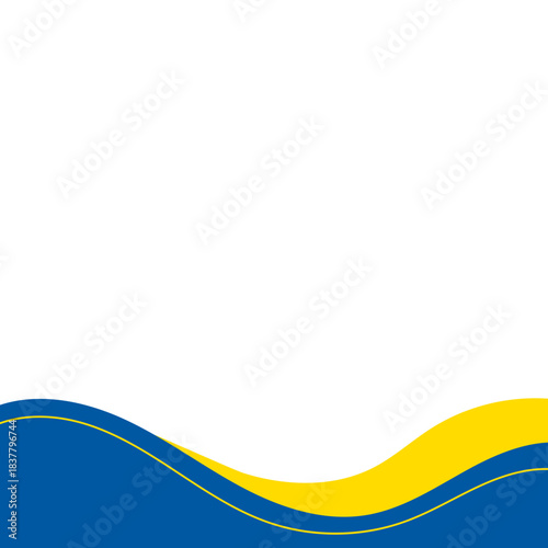 Business Footer with Line Decoration