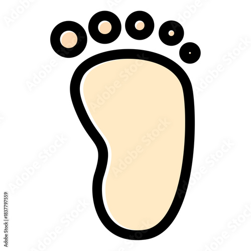 foot print icon