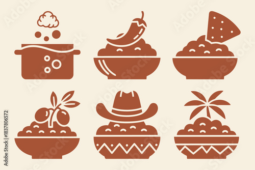 Bean Dip Regional Varieties Mexican Southwestern Mediterranean TexMex