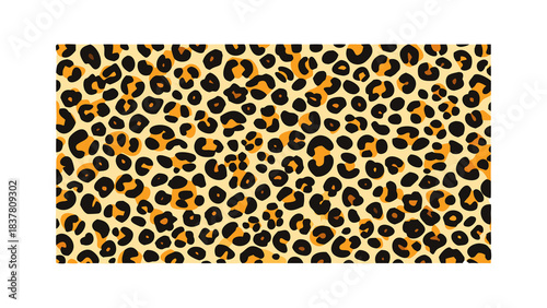 Leopard print pattern background_ヒョウ柄のパターン背景	