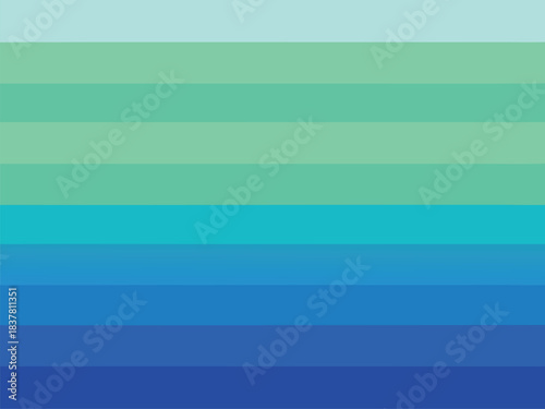 Gradient horizontal stripes in shades of blue and green create a calming background image

