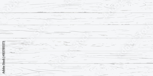 Elegant white wooden plank texture background with horizontal lines and subtle grain detail

